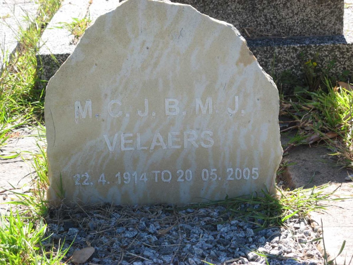 VELAERS M.C.J.B.M.J. 1914-2005