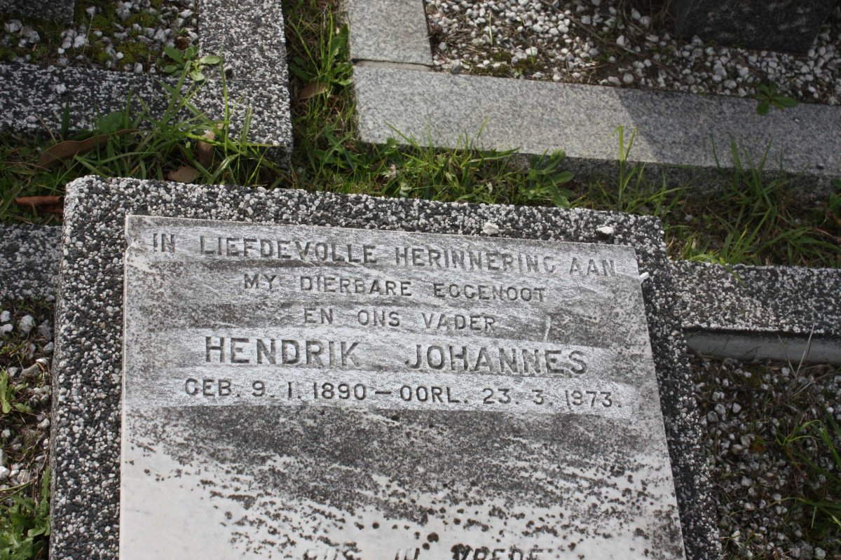VERCUIEL Hendrik Johannes 1890-1973