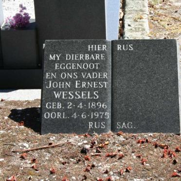 WESSELS John Ernest 1896-1975