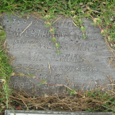 WESTERHUIS Geertruida Margaretha Maria nee ROUKEMA -193?-1984