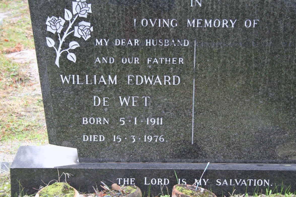 WET William Edward, de 1911-1976
