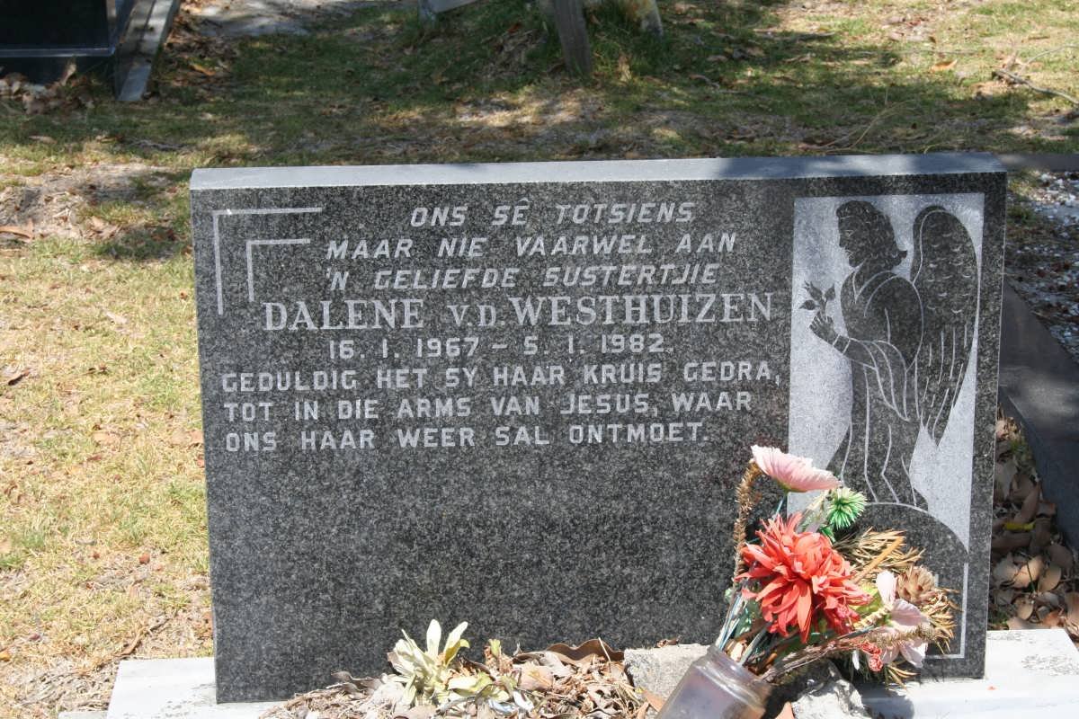 WESTHUIZEN Dalene, v.d. 1967-1982