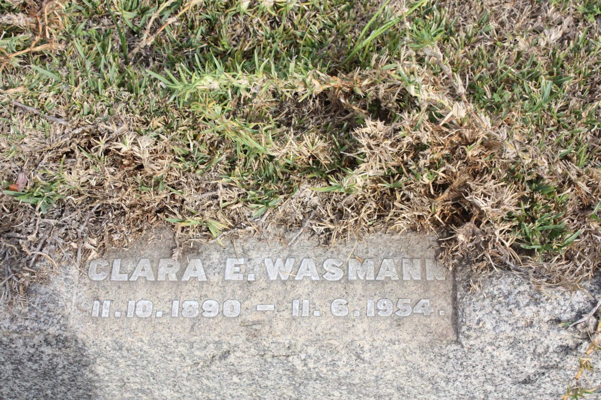 WASMANN Clara E. 1890-1954