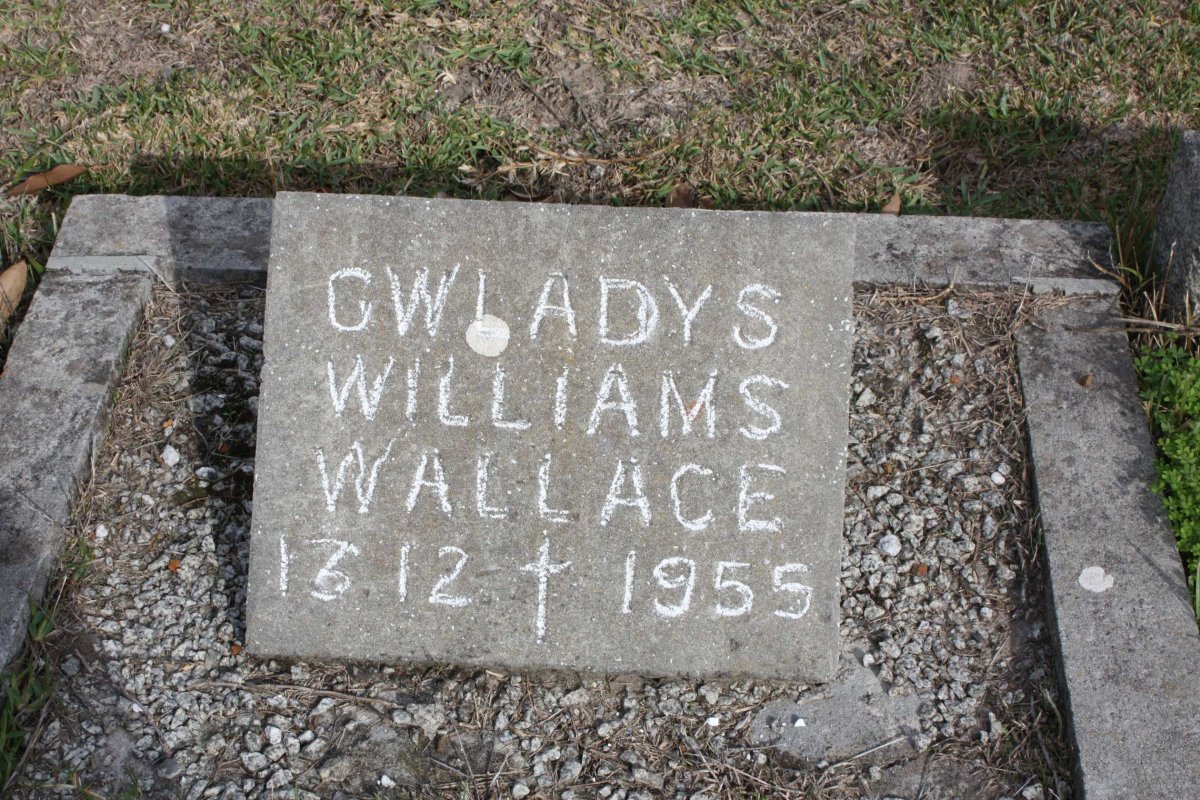 WALLACE Gwladys Williams -1955