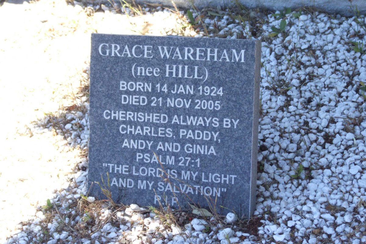 WAREHAM Grace nee HILL 1924-2005
