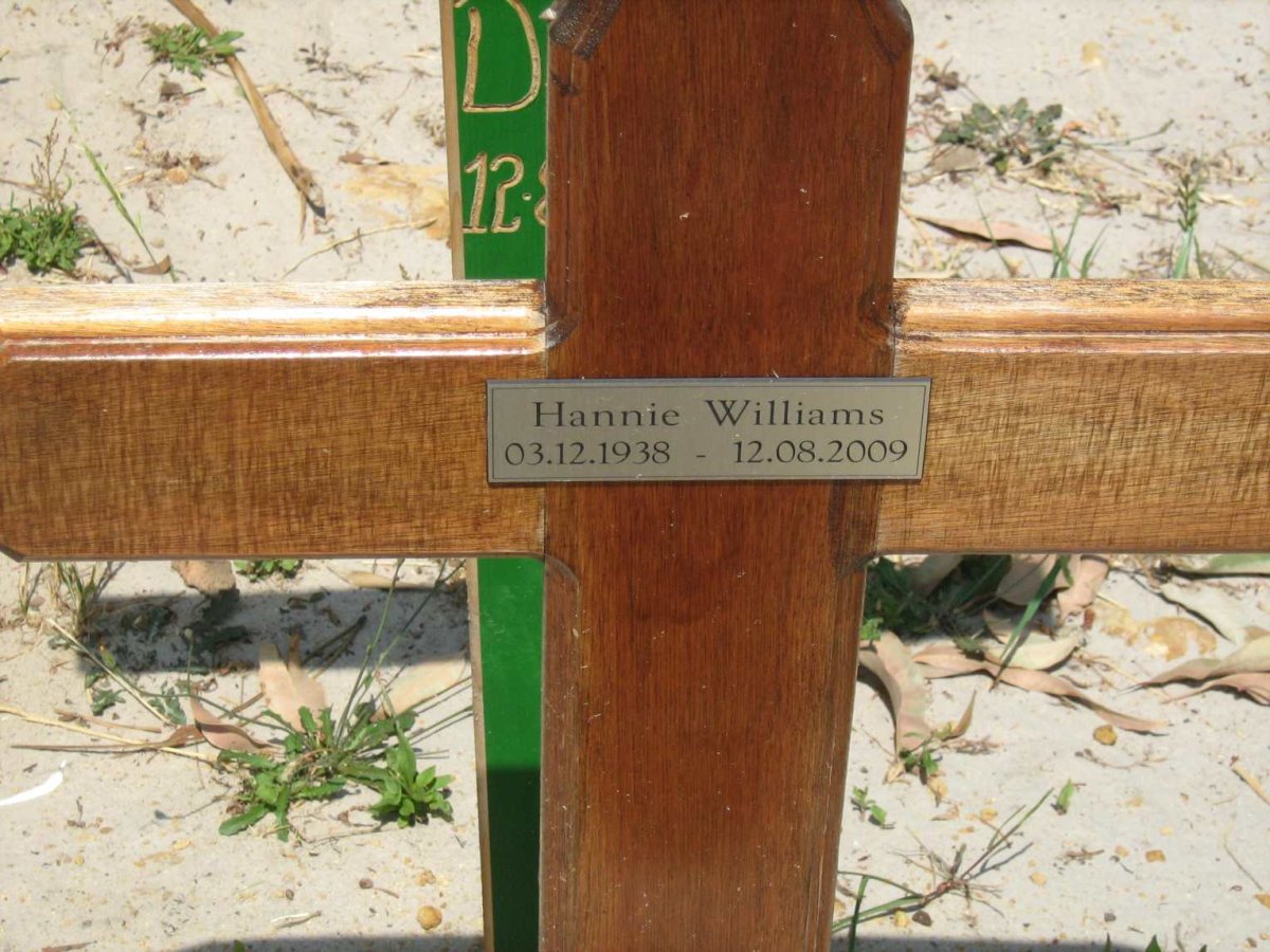 WILLIAMS Hannie 1938-2009
