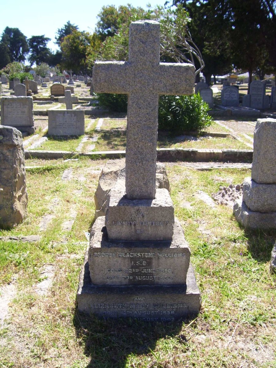 WILLIAMS George Blackstone -193? &amp; Elizabeth Mary 18??-1943