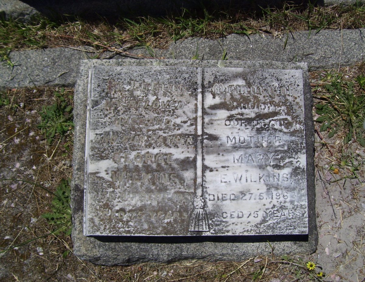 WILKINS George -1951 &amp; Mary E. -1963