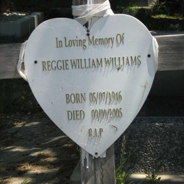 WILLIAMS Reggie William 1916-2005