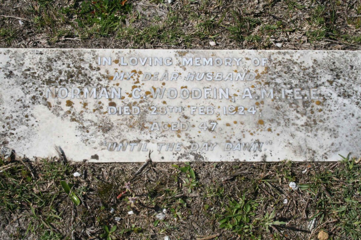 WOODFIN Norman C. -1924