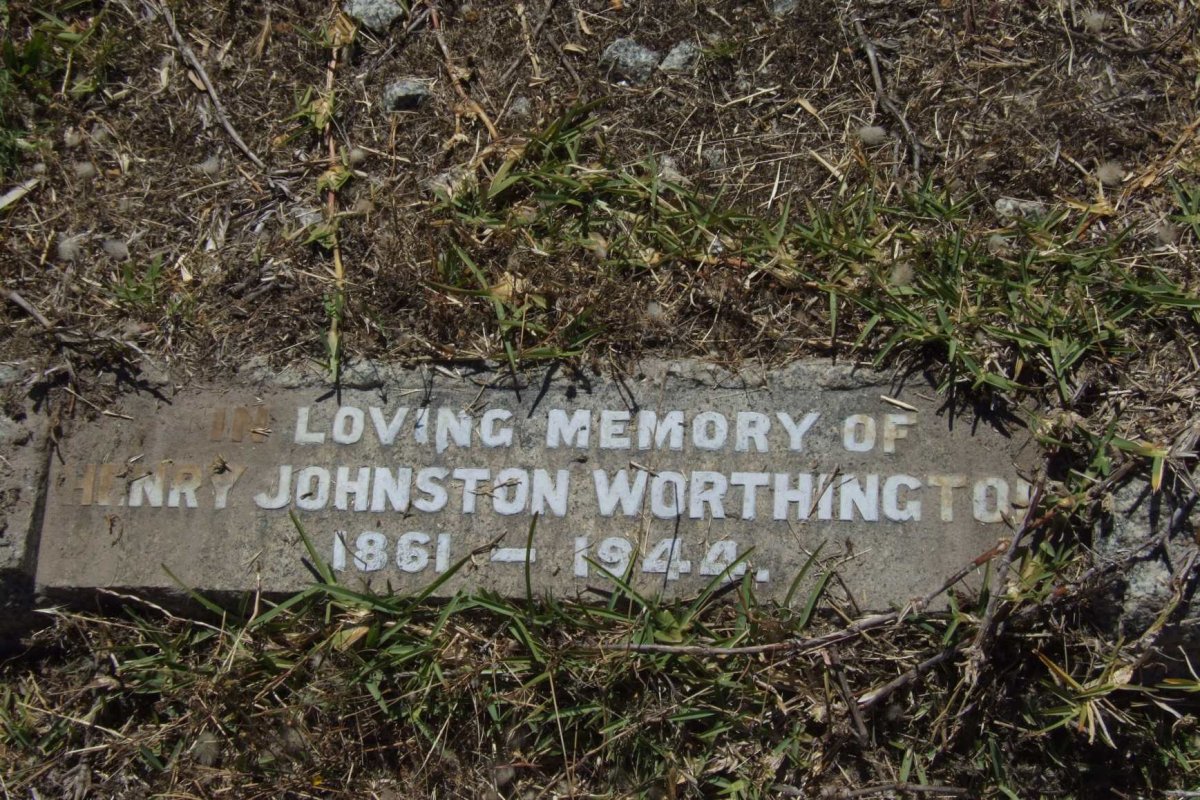 WORTHINGTON Henry Johnston 1861-1944