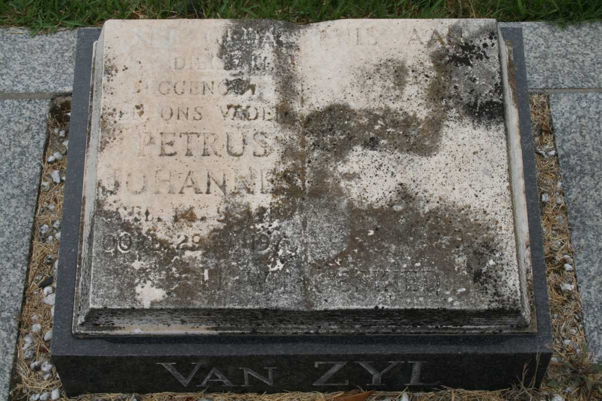 ZYL Petrus Johannes, van -1978