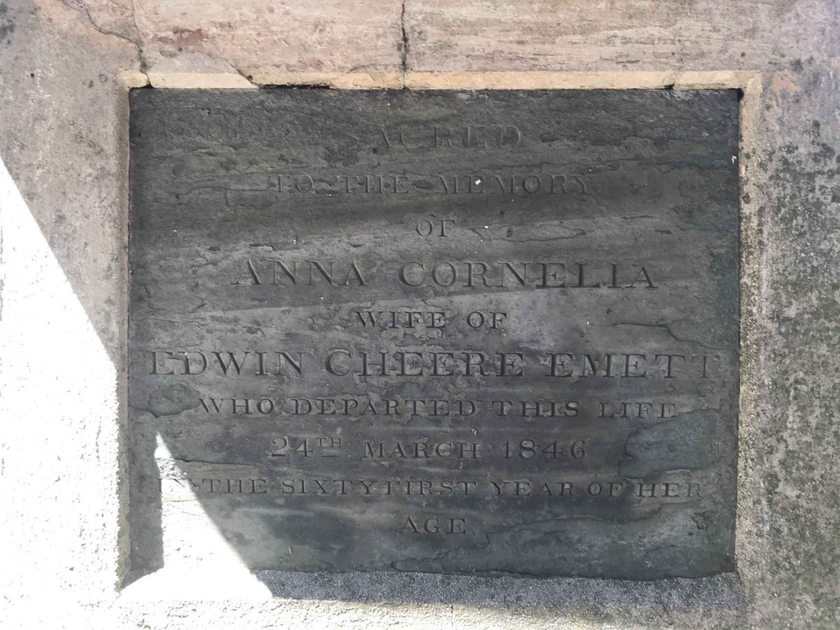 EMETT Edwin Cheere -1850 & Anna Cornelia -1846 :: EMETT Edwin Cheere 1856-1856