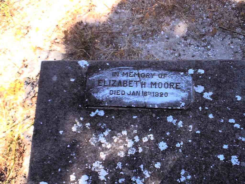 MOORE Elizabeth -1920