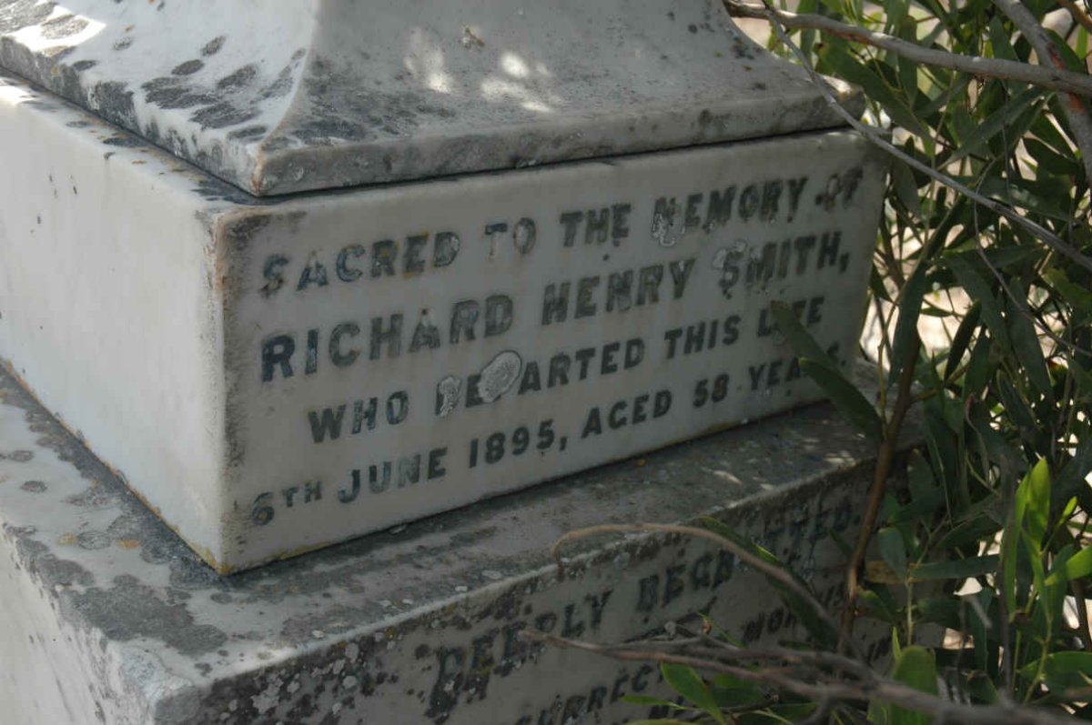 SMITH Richard Henry -1895