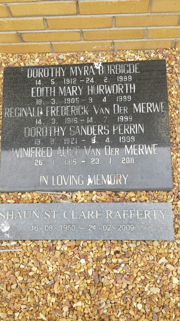 BURBIDGE ::  HURWORTH :: VAN DER MERWE :: PERRIN :: RAFFERTY