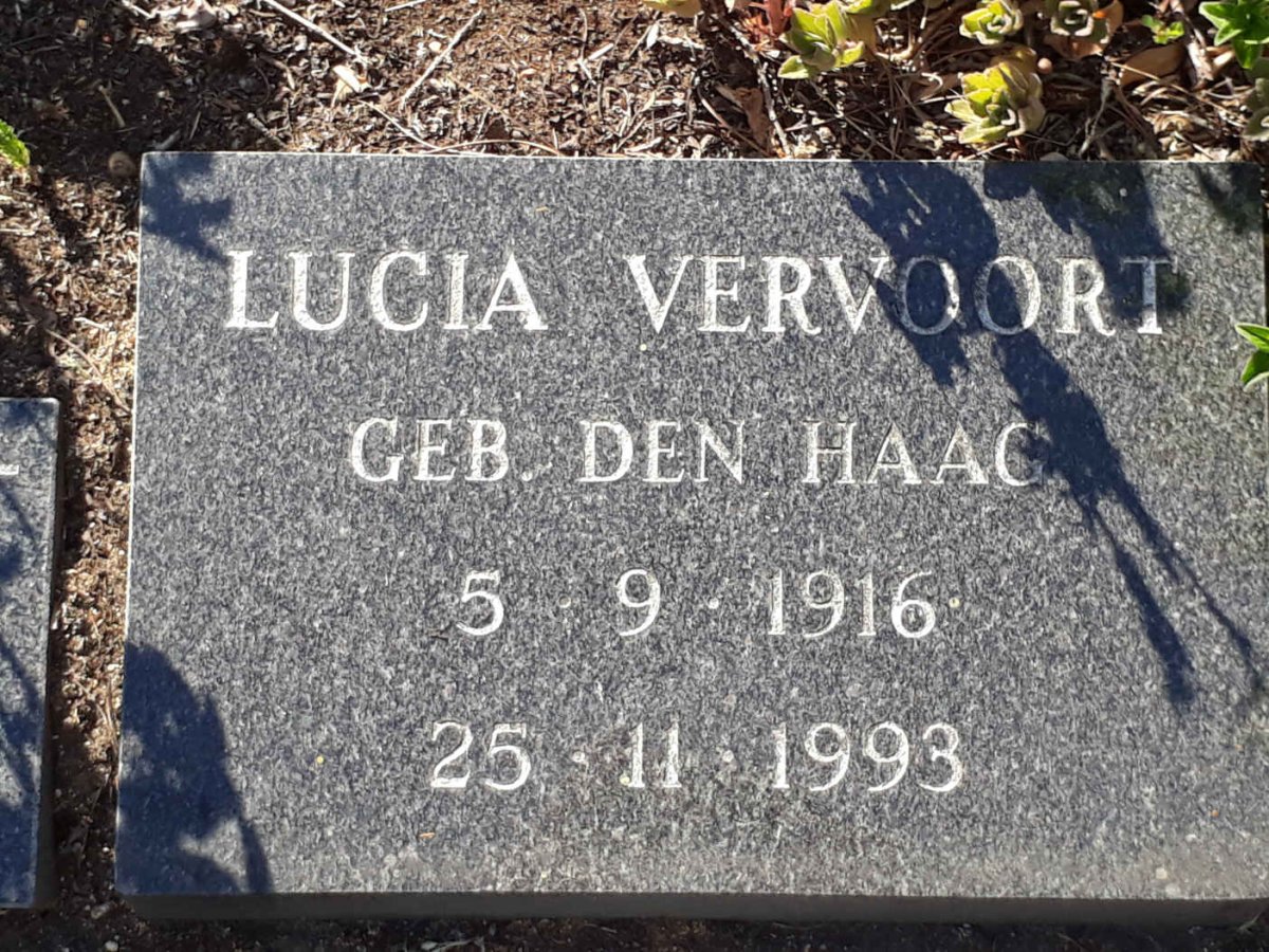 VERVOORT Lucia 1916-1993