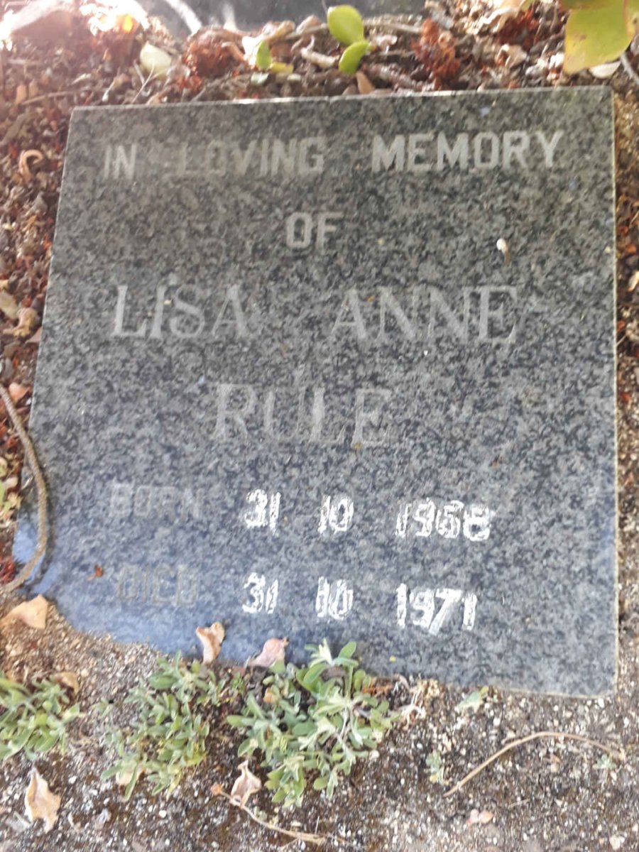 RULE Lisa Anne 1968-1971