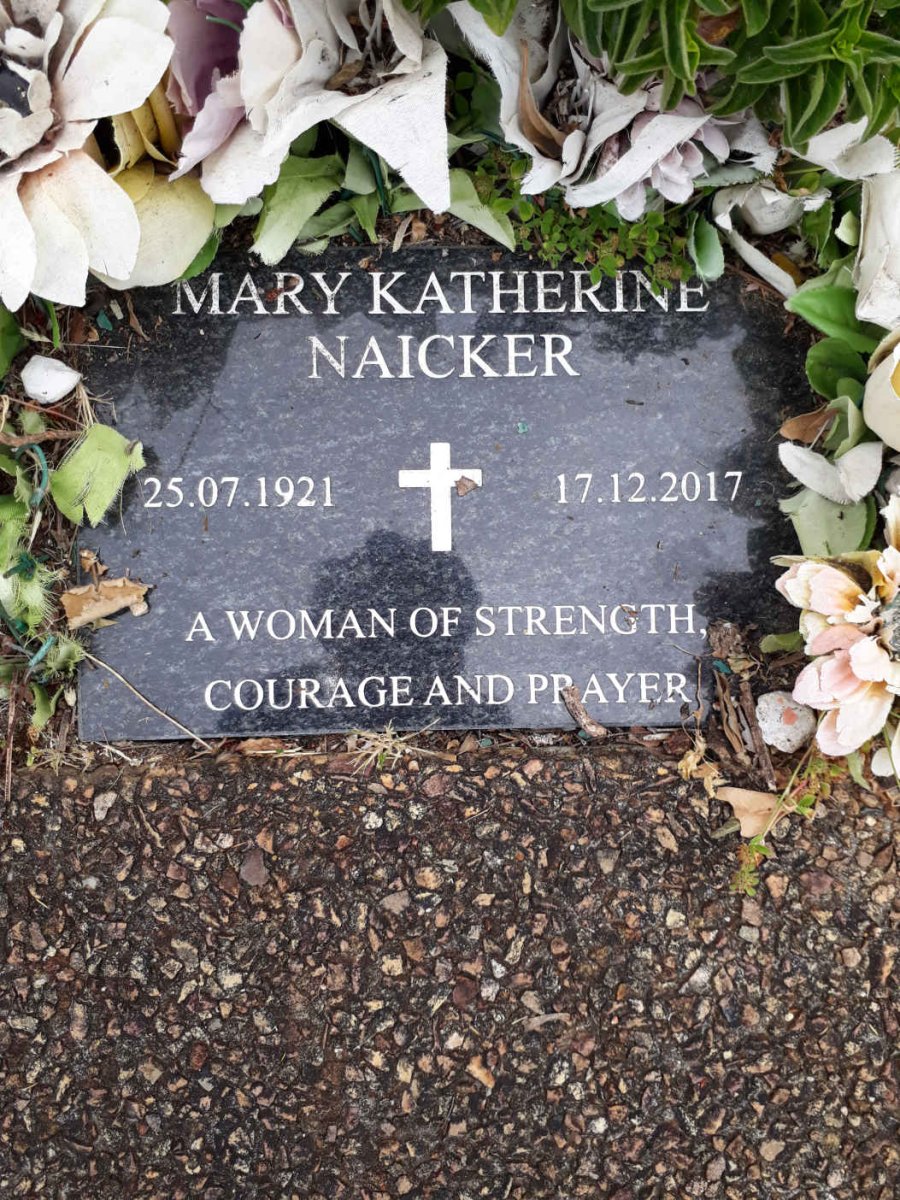 NAICKER Mary Katherine 1921-2017