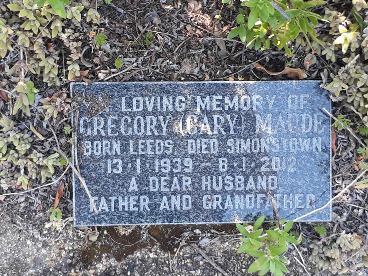 MAUDE Gregory 1939-2012