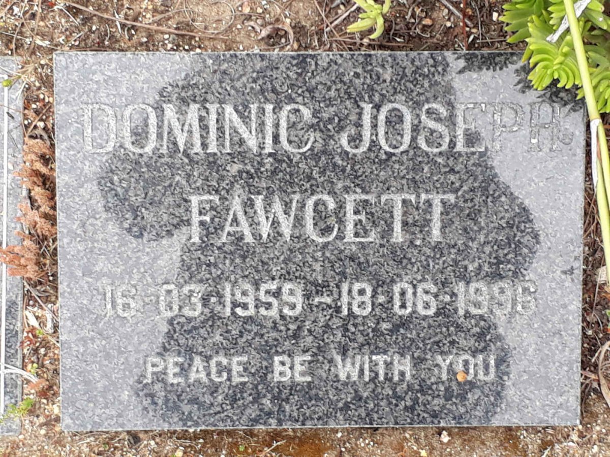 FAWCETT Dominic Joseph 1959-1996