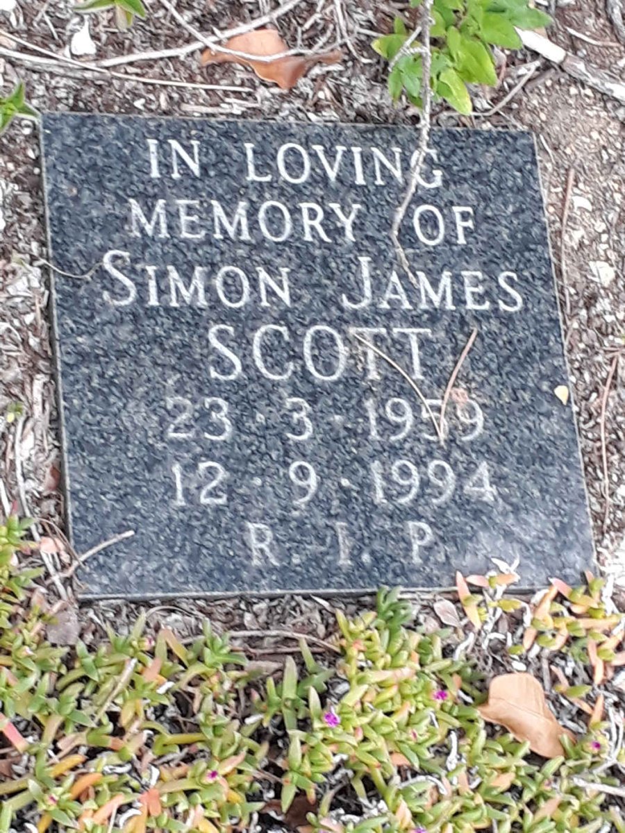 SCOTT Simon James 1959-1994