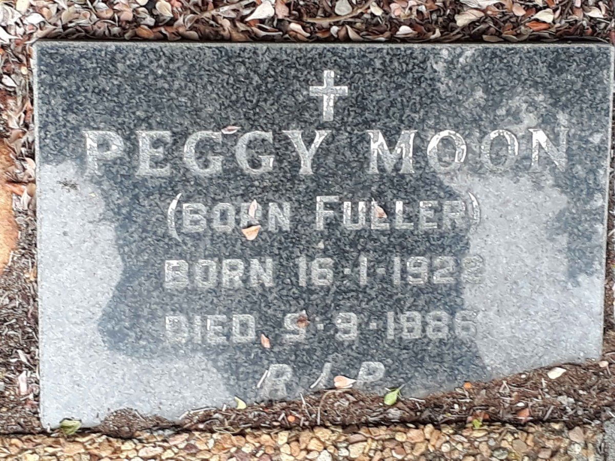 MOON Peggy nee FULLER 1922-1986