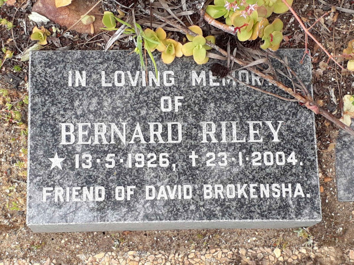 RILEY Bernard 1926-2004