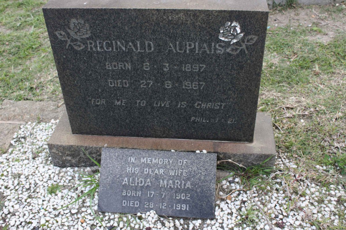 AUPIAIS Reginald 1897-1967 &amp; Alida Maria 1902-1991