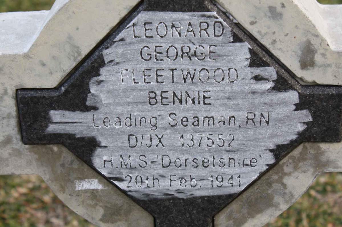 BENNIE Leonard George Fleetwood -1941