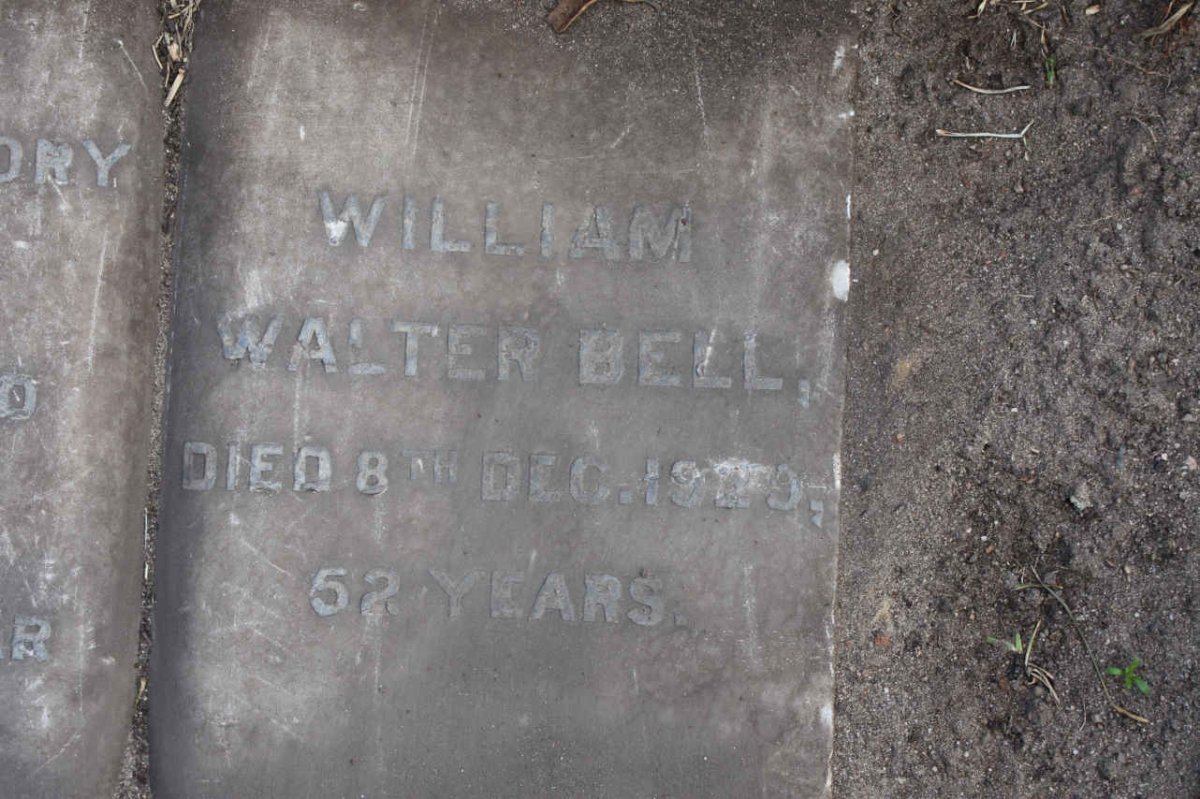 BELL William Walter -1923