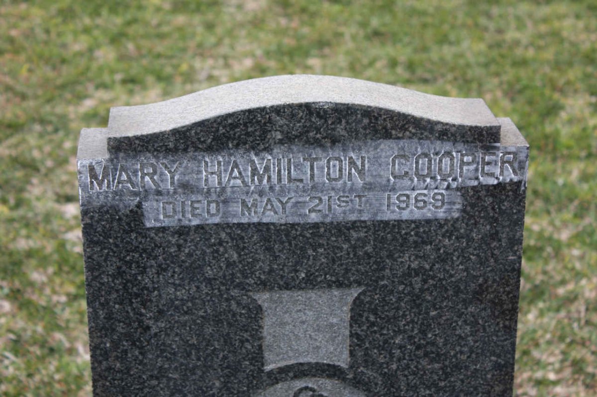 COOPER Mary Hamilton -1969