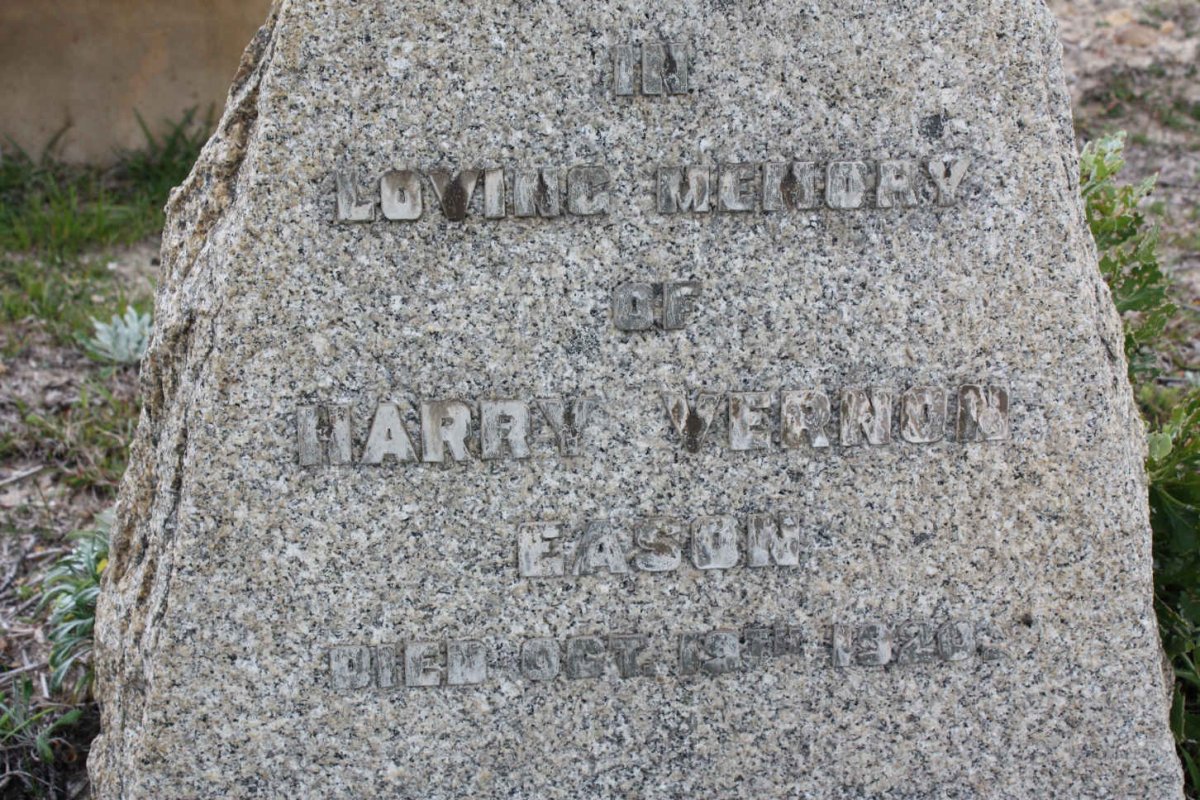 EASON Harry Vernon -1920