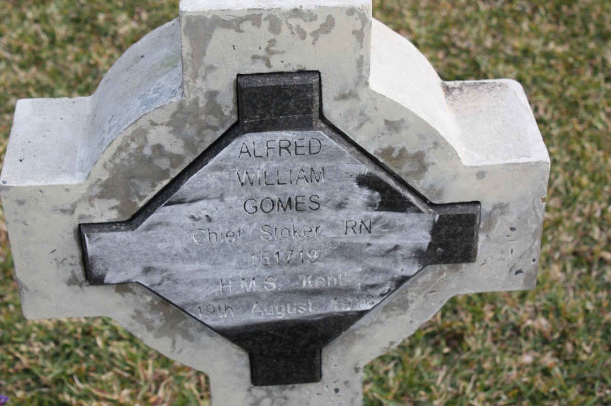 GOMES Alfred William -1916
