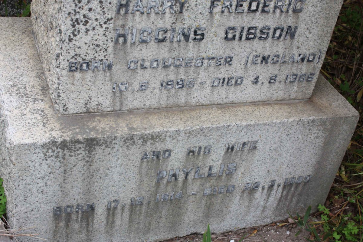 GIBSON Phyllis 1914-198?