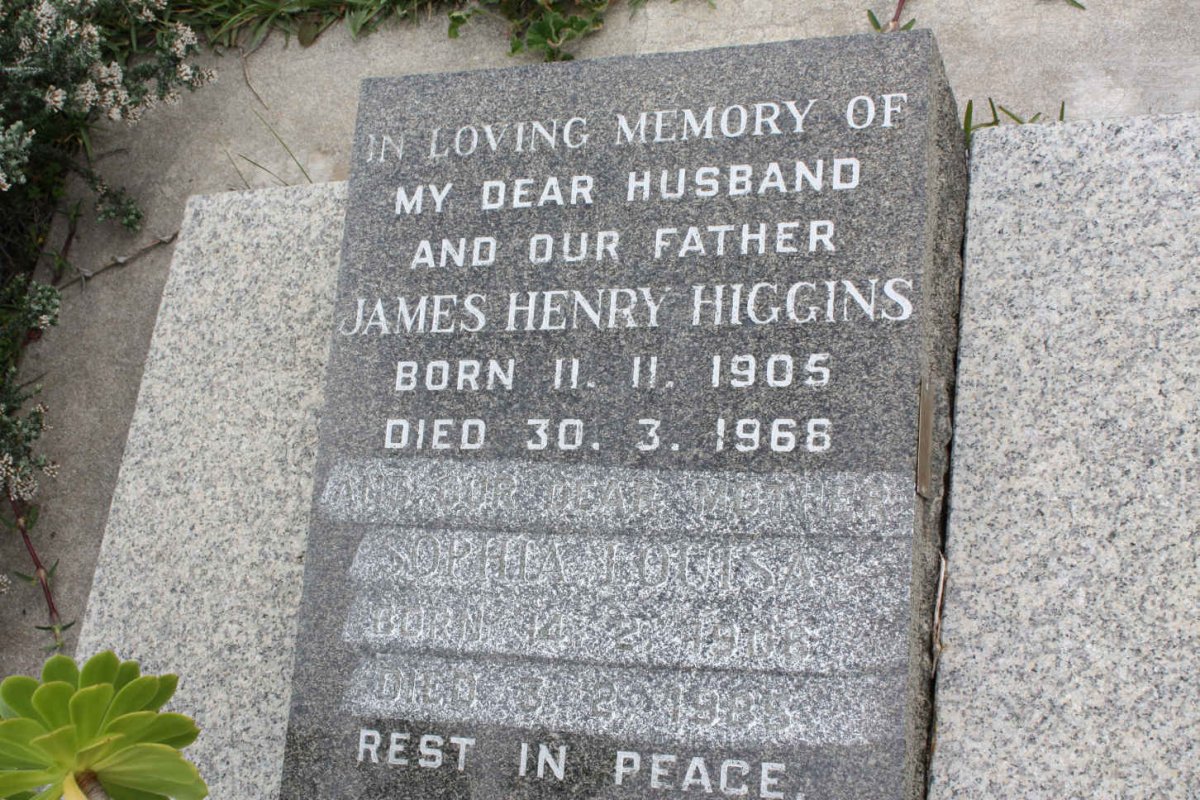 HIGGINS James Henry 1905-1968