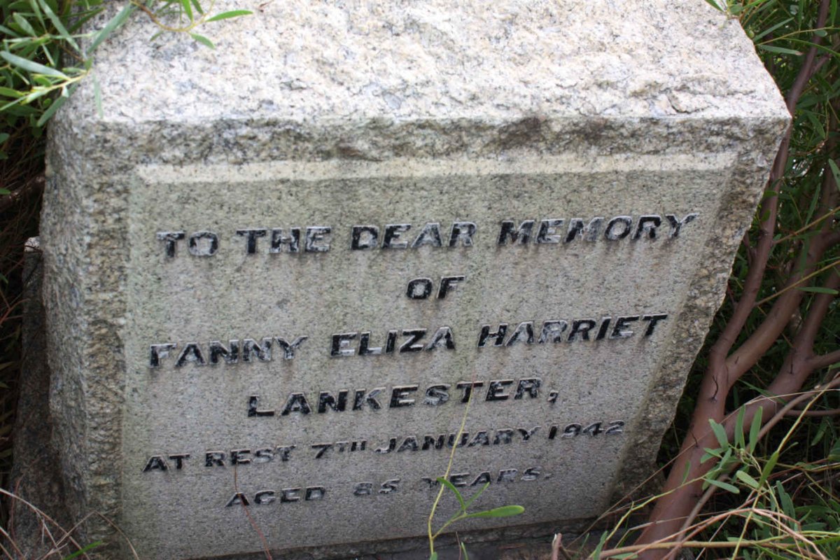 LANKESTER  Fanny Eliza Harriet -1942
