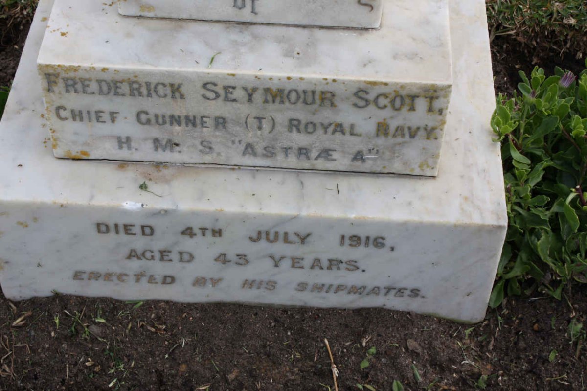 SCOTT Frederick Seymour -1916