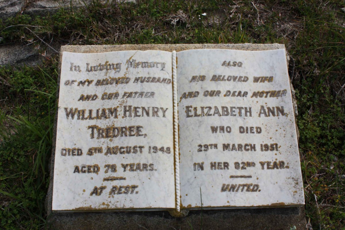 TREDREE William Henry -1948 &amp; Elizabeth Anne -1951