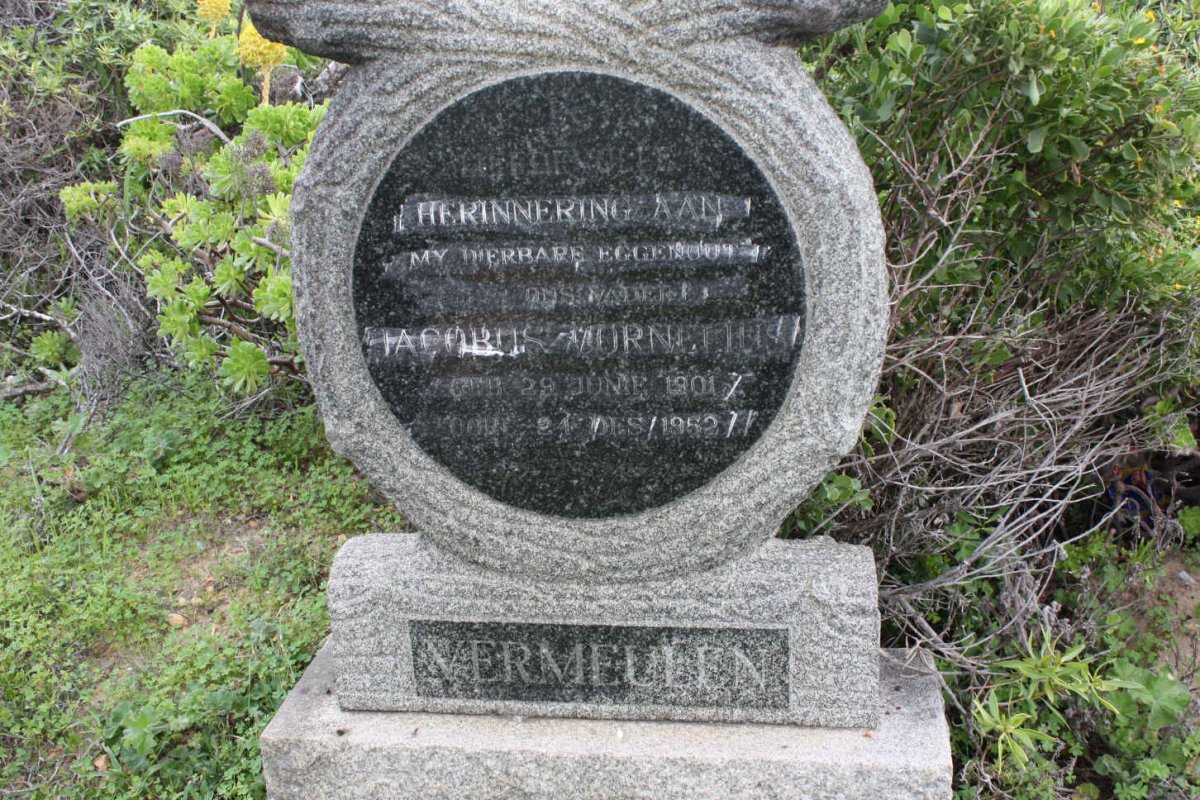 VERMEULEN Jacobus Cornelius 1901-1952