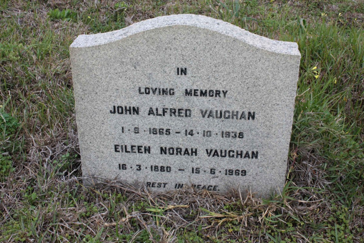 VAUGHAN John Alfred 1865-1938 &amp; Eileen Norah 1880-1969