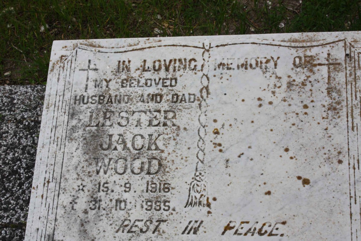 WOOD Lester Jack 1916-1935