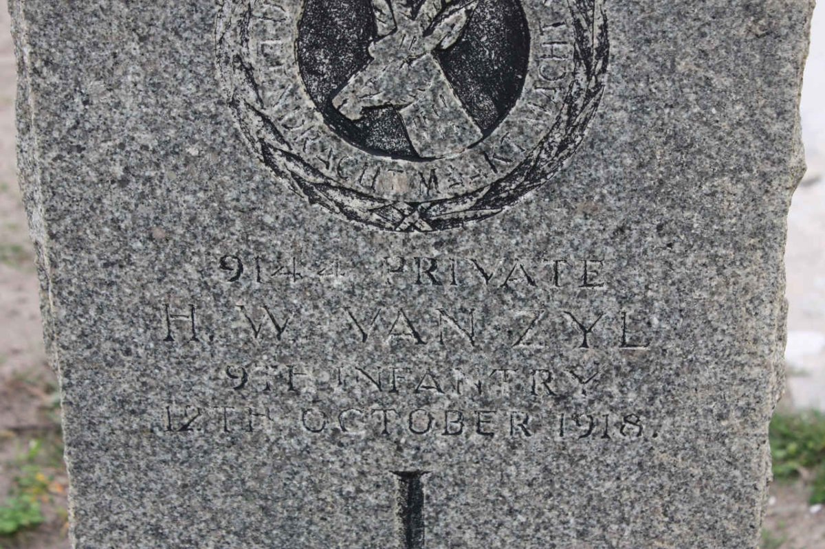 ZYL H.W., van -1918