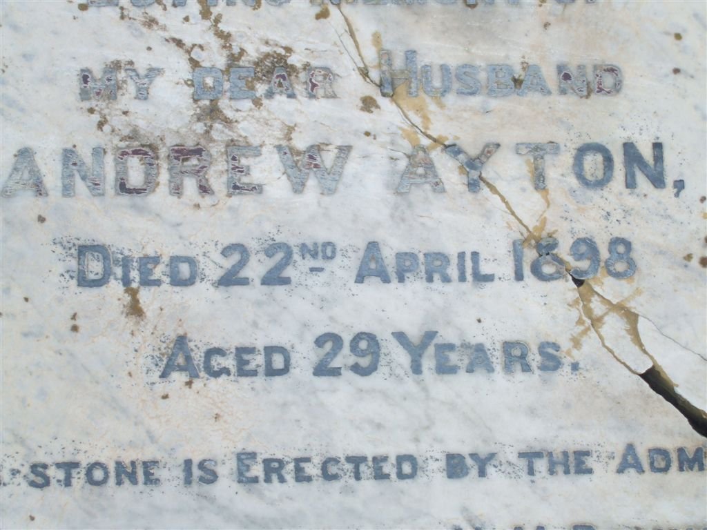 AYTON Andrew -1898