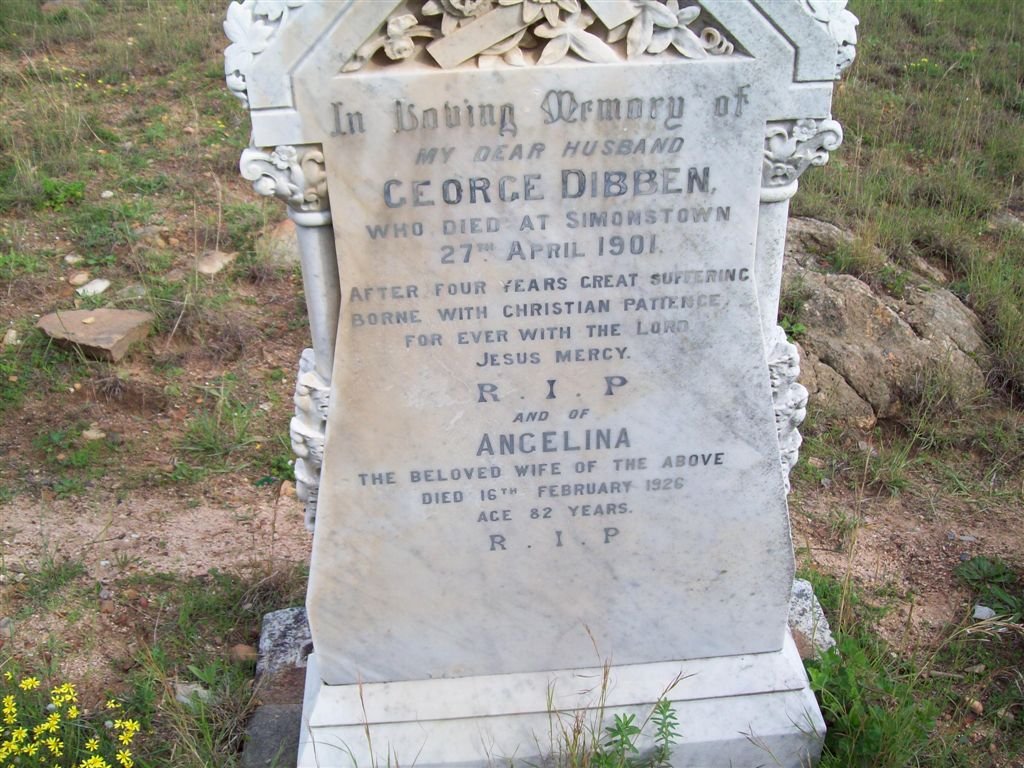 DIBBEN George -1901 &amp; Angelina -1926