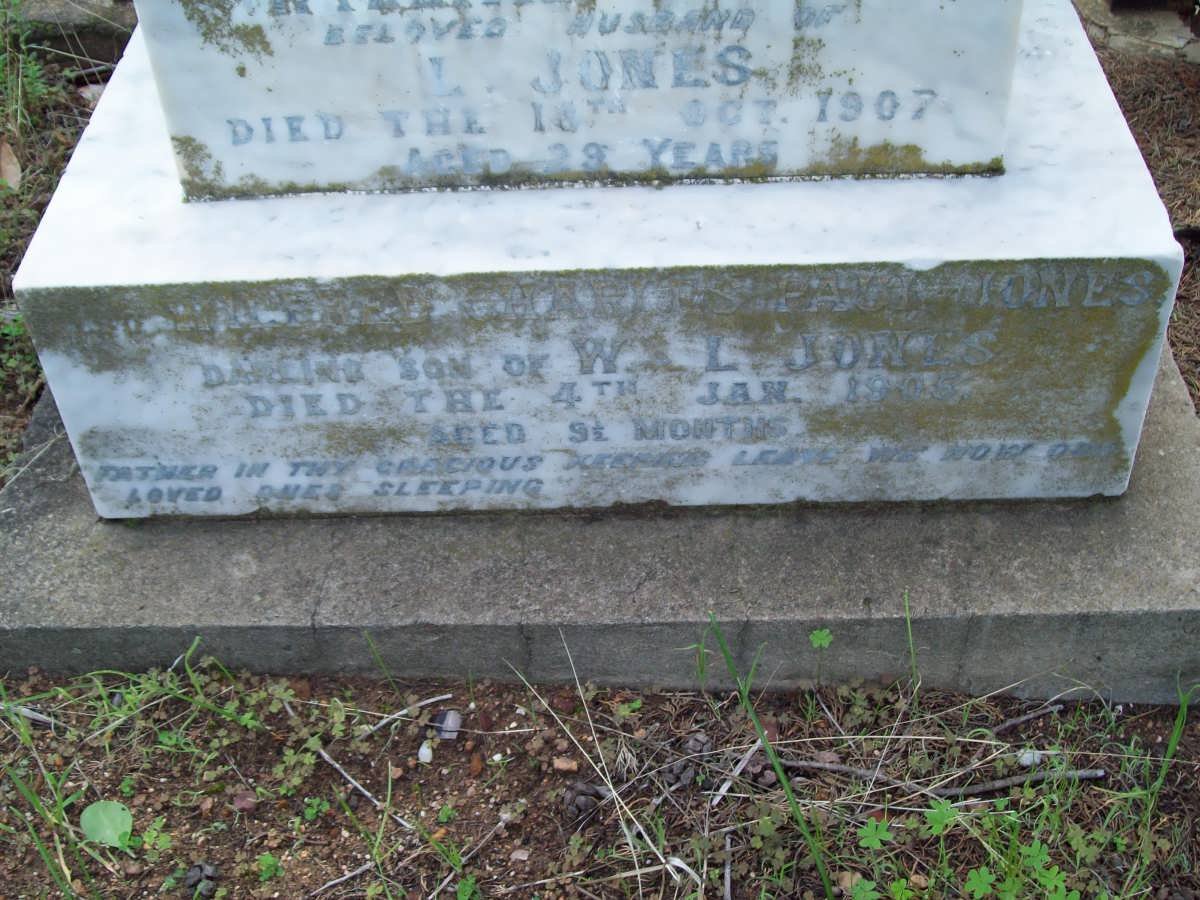 JONES William  -1907 :: JONES Wilfred Charles Paul -1905
