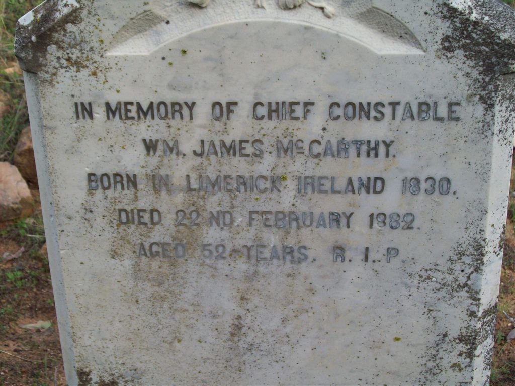 McCARTHY William  James 1830-1882