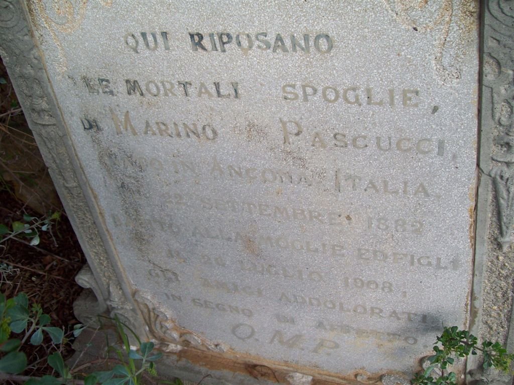 PASCUCCI Marino 1882-1908