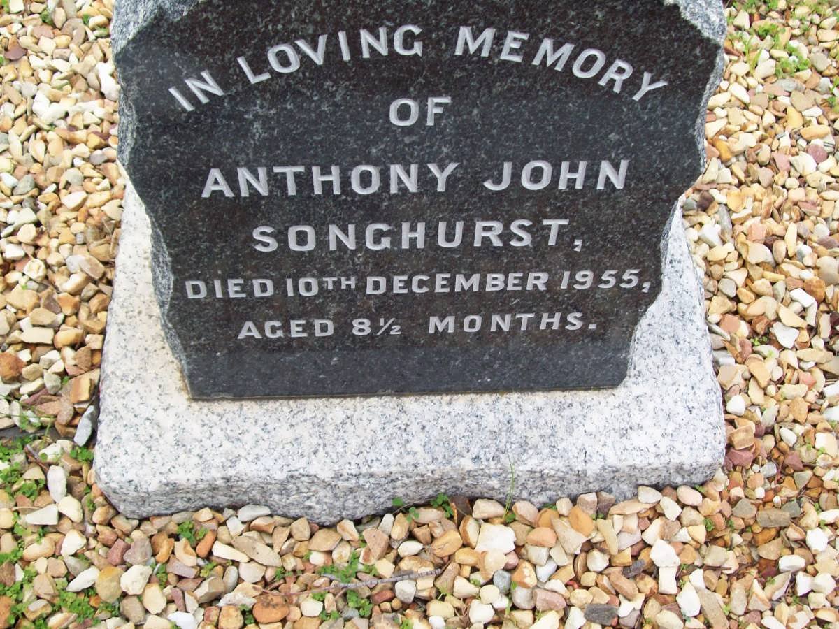 SONGHURST Anthony John -1955