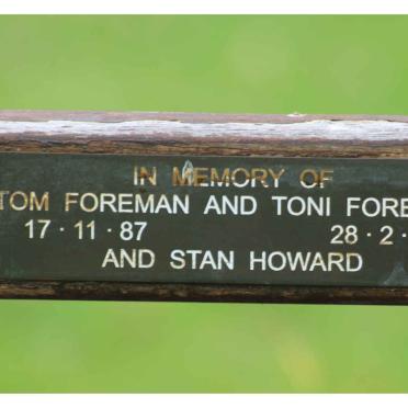 FOREMAN Tom -1987 :: FOREMAN Toni -1997 :: HOWARD Stan